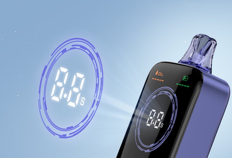 Full-Screen-Display mit Sekundenanzeige der MESII Visual Boxx 16K