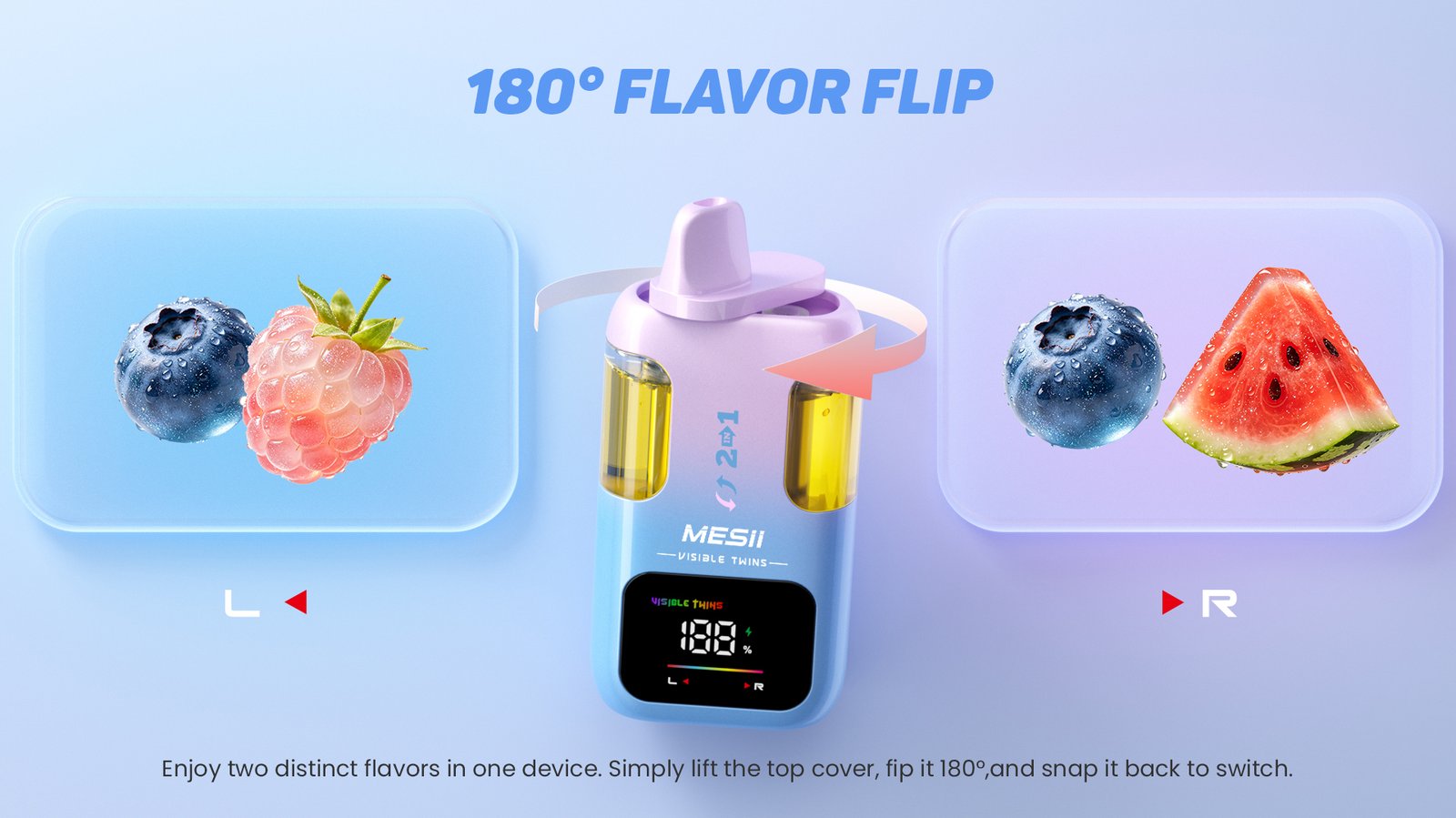 MESII 100K Vape 2-in-1 Detail