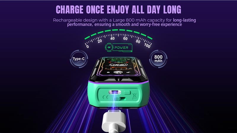 MESII Vast Energy 30K Vape Detail