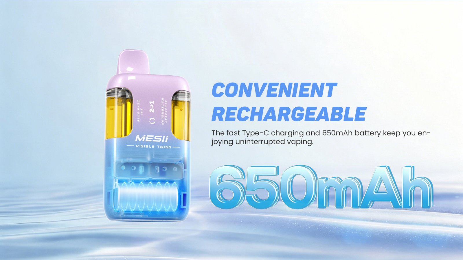 MESII 100K Vape 2-in-1 Detail