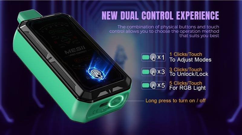 MESII Vast Energy 30K Vape Detail