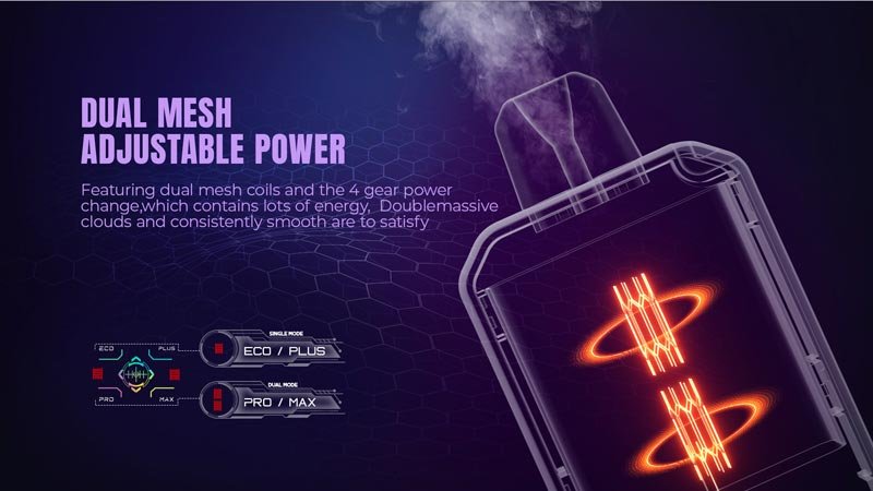 MESII Vast Energy 30K Vape Detail