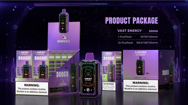 MESII Vast Energy 30K Vape Verpackung