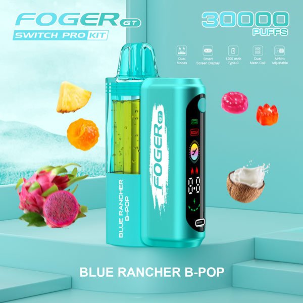 Foger GT 30K Vape – Blue Rancher B-Pop