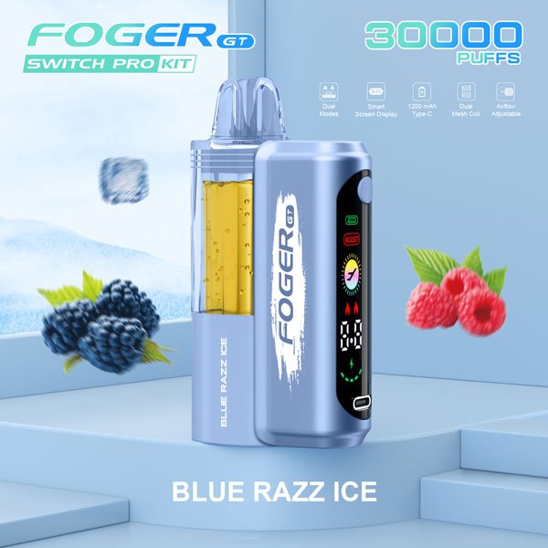Foger GT 30K Vape – Blue Razz Ice