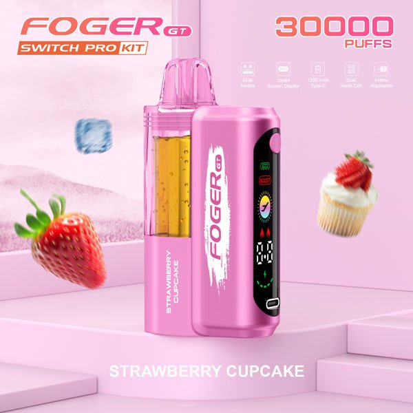 Foger GT 30K Vape – Erdbeer-Cupcake