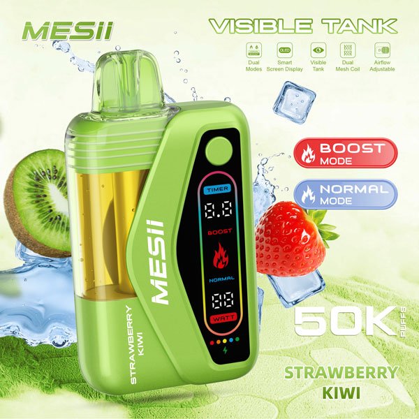 MESII Visible Tank 50K Vape – Erdbeere Kiwi