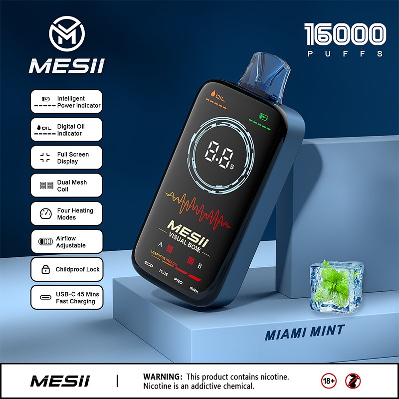 MESII Visual Boxx 16K Vape – Miami Mint