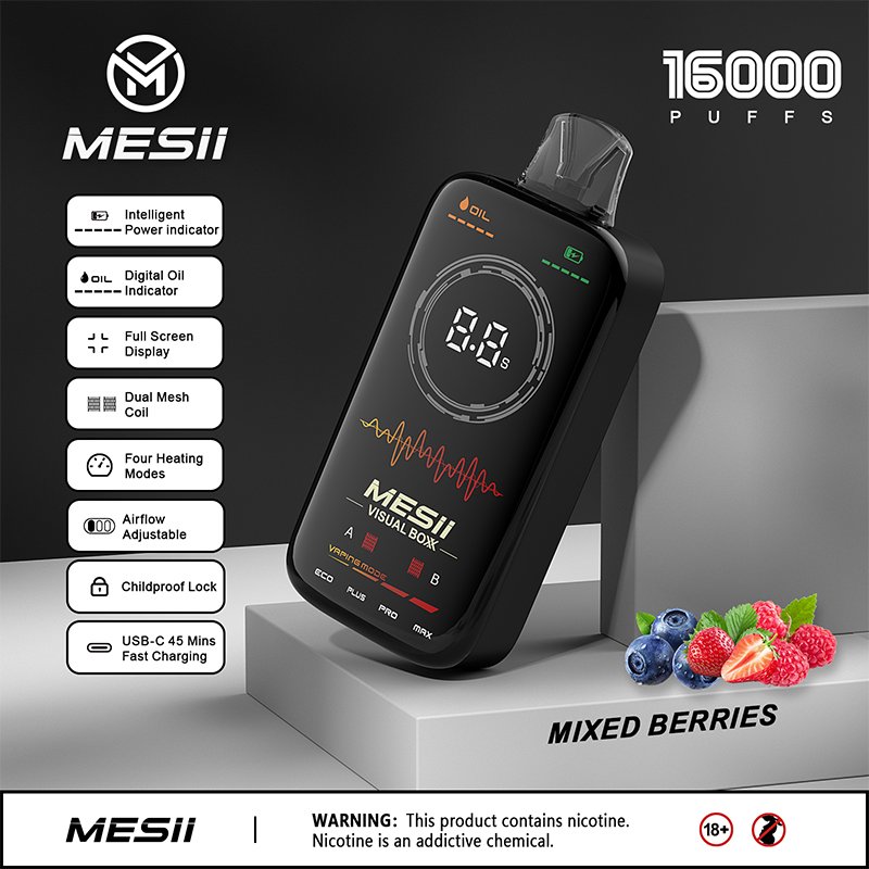 MESII Visual Boxx 16K Vape – Waldbeeren