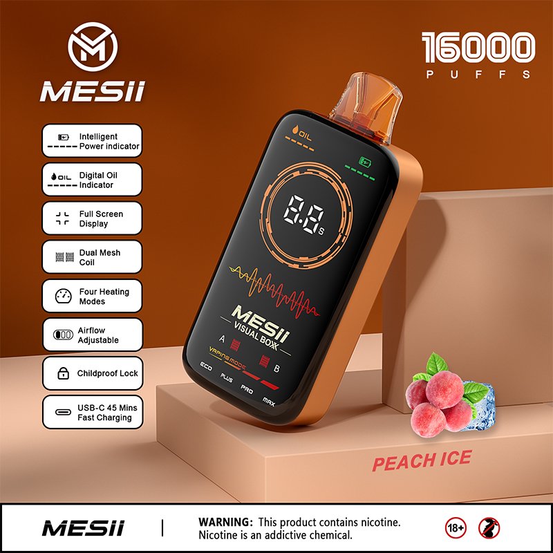 MESII Visual Boxx 16K Vape – Pfirsich Ice