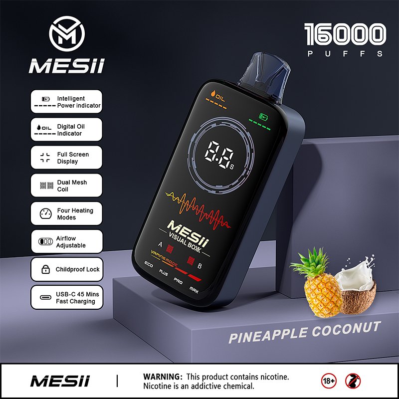 MESII Visual Boxx 16K Vape – Ananas Kokos