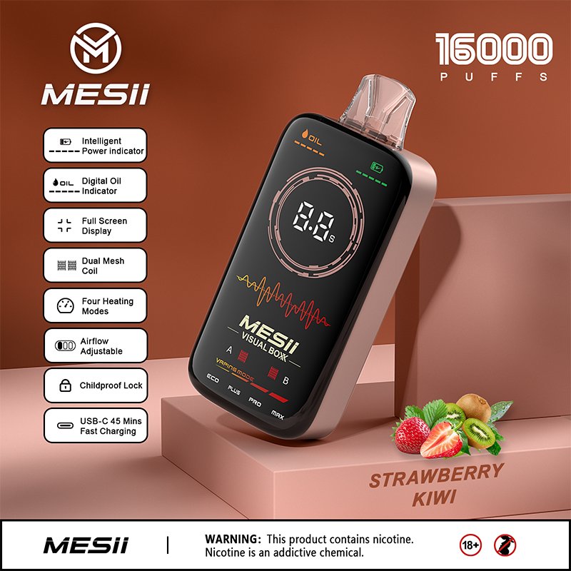 MESII Visual Boxx 16K Vape – Erdbeere Kiwi