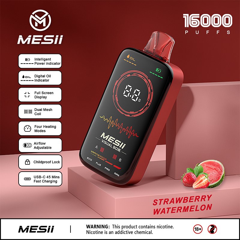 MESII Visual Boxx 16K Vape – Erdbeere Wassermelone