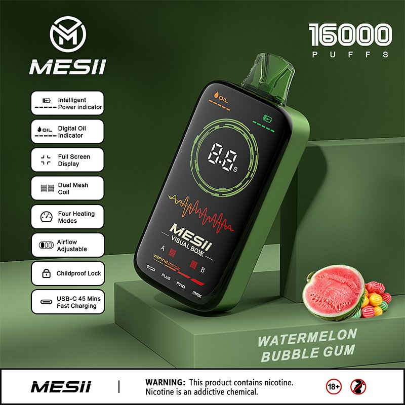 MESII Visual Boxx 16K Vape – Wassermelone Bubble Gum