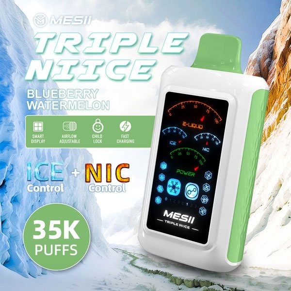 MESII 35K Vape mit Ice Control - Blaubeere Wassermelone