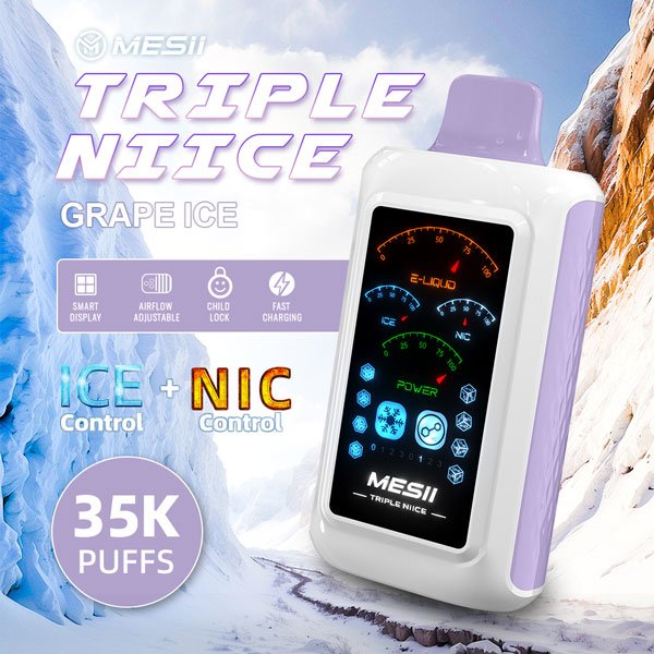 MESII 35K Vape mit Ice Control - Traube Ice