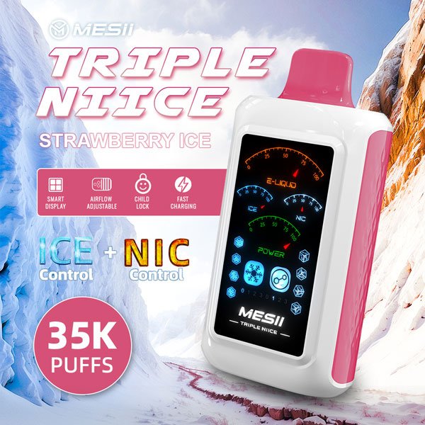 MESII 35K Vape mit Ice Control - Erdbeere Ice