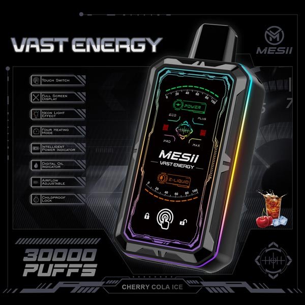MESII Vast Energy 30K Vape – Kirsch-Cola Ice