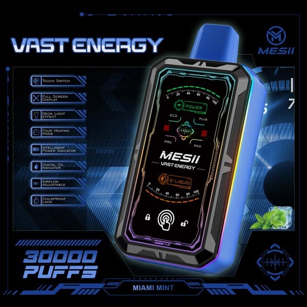 MESII Vast Energy 30K Vape – Miami Mint