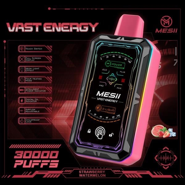MESII Vast Energy 30K Vape – Erdbeere Wassermelone