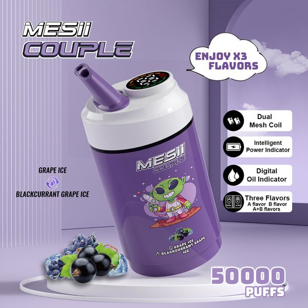 MESII Couple 50K Vape – Traube Ice & Schwarze Johannisbeere