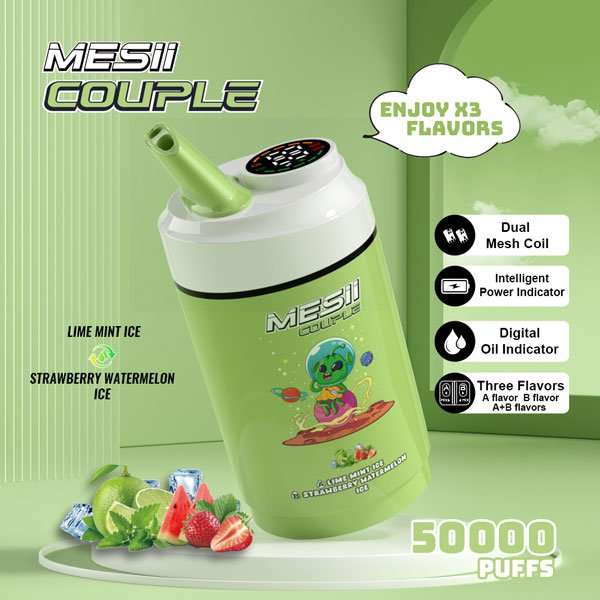 MESII Couple 50K Vape – Limette-Minze & Erdbeere Wassermelone