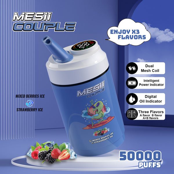 MESII Couple 50K Vape – Waldbeeren Ice & Erdbeere Ice