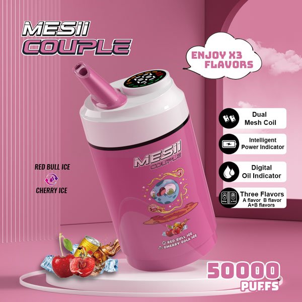 MESII Couple 50K Vape – Red Bull Ice & Kirsch-Cola