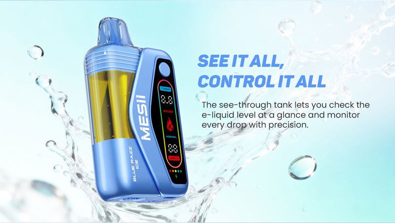 MESII Visible Tank 50K Vape – Design mit sichtbarem Tank