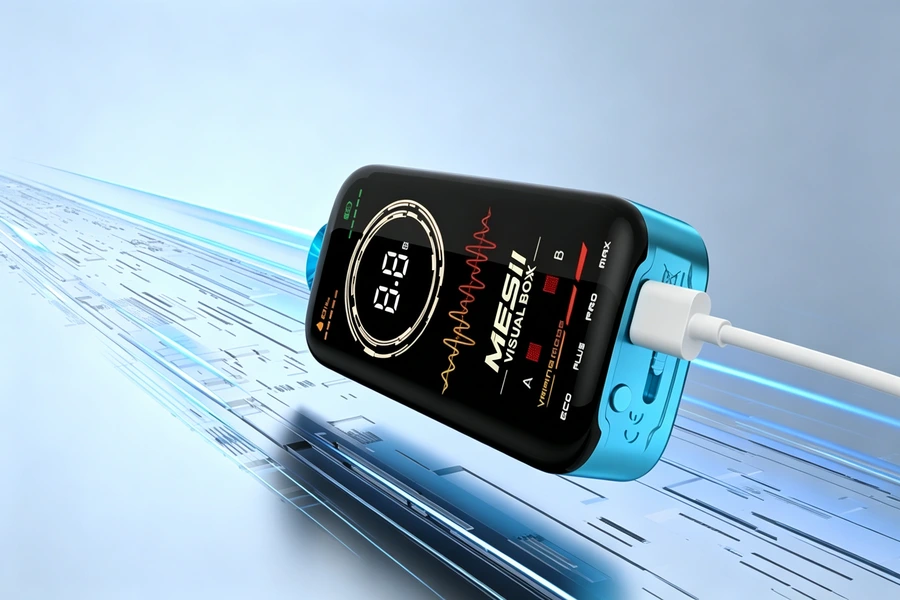 Aufladbare Vape mit USB-C Anschluss