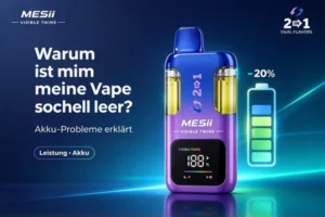 Vape schnell leer – Ursachen für kurze Akkulaufzeit