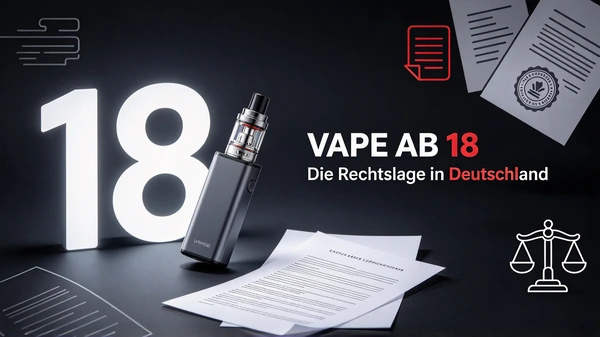Ab welchem Alter darf man in Deutschland Vape kaufen – Mindestalter 18 Jahre