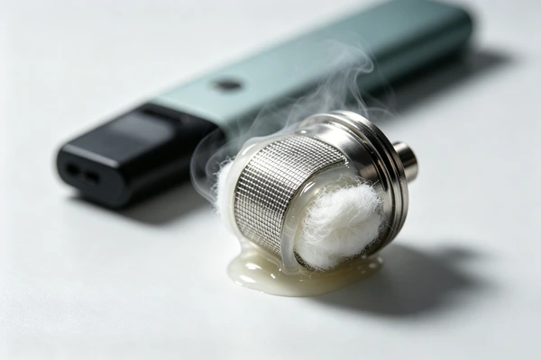 Mesh Coil einer Vape mit netzförmigem Heizelement